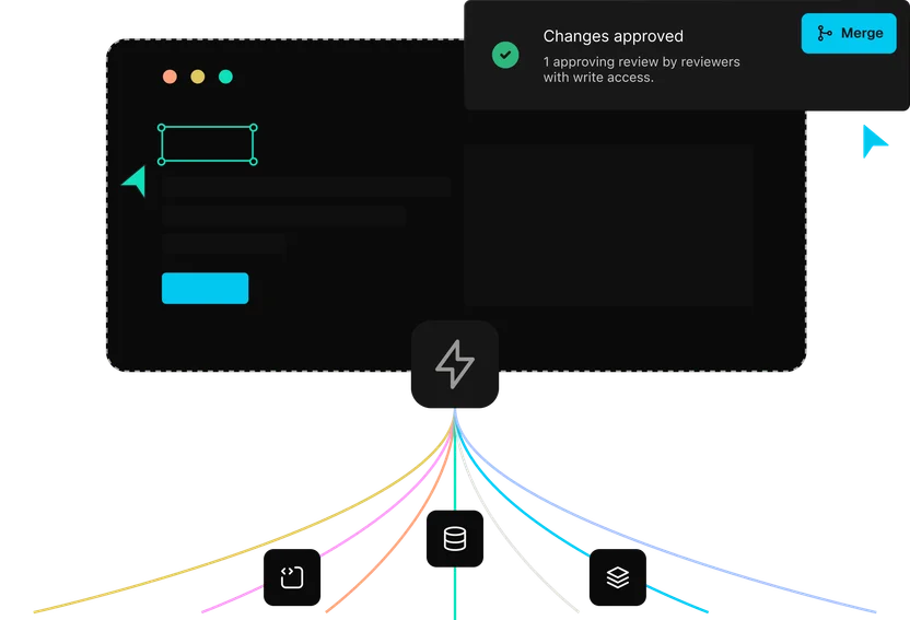 Engineer connecting the commerce platform and components