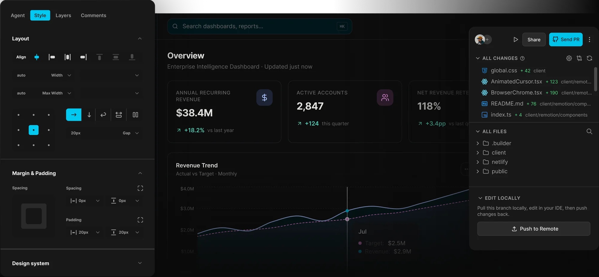 Visual Editor UI