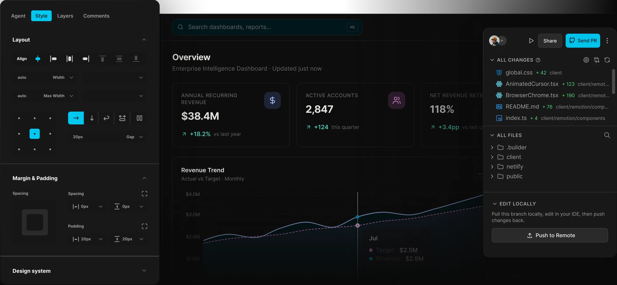 Visual Editor UI