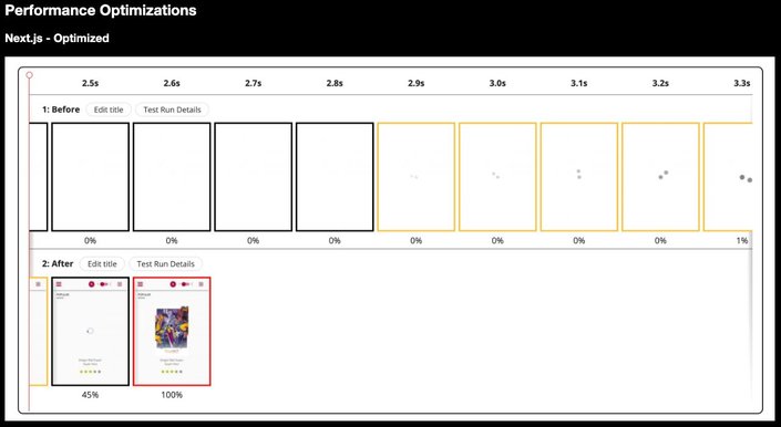 Next.js film strip after optimization