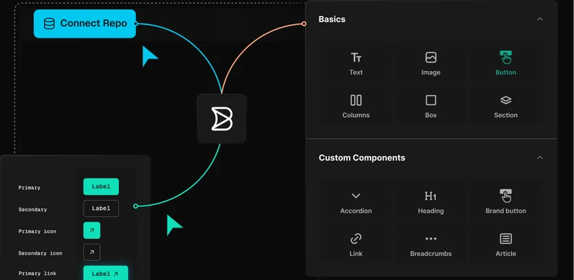 New screens rendered with real components and data