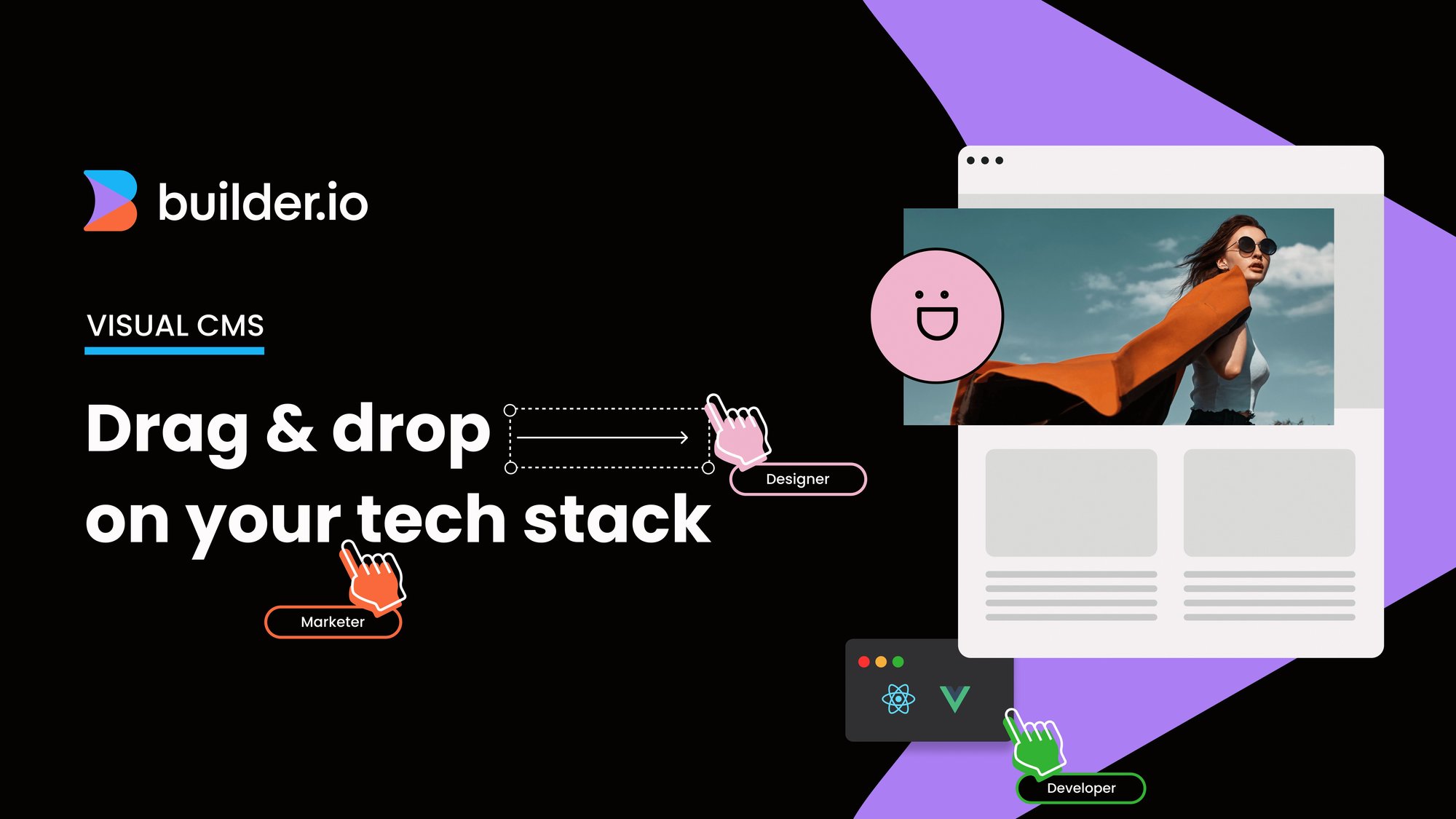 Builder.io - Drag & Drop Headless CMS