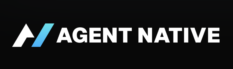 Agent Native logo featuring an stylized A icon next to the brand name Agent Native.