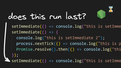 Visualizing the Check Queue in the Node.js Event Loop