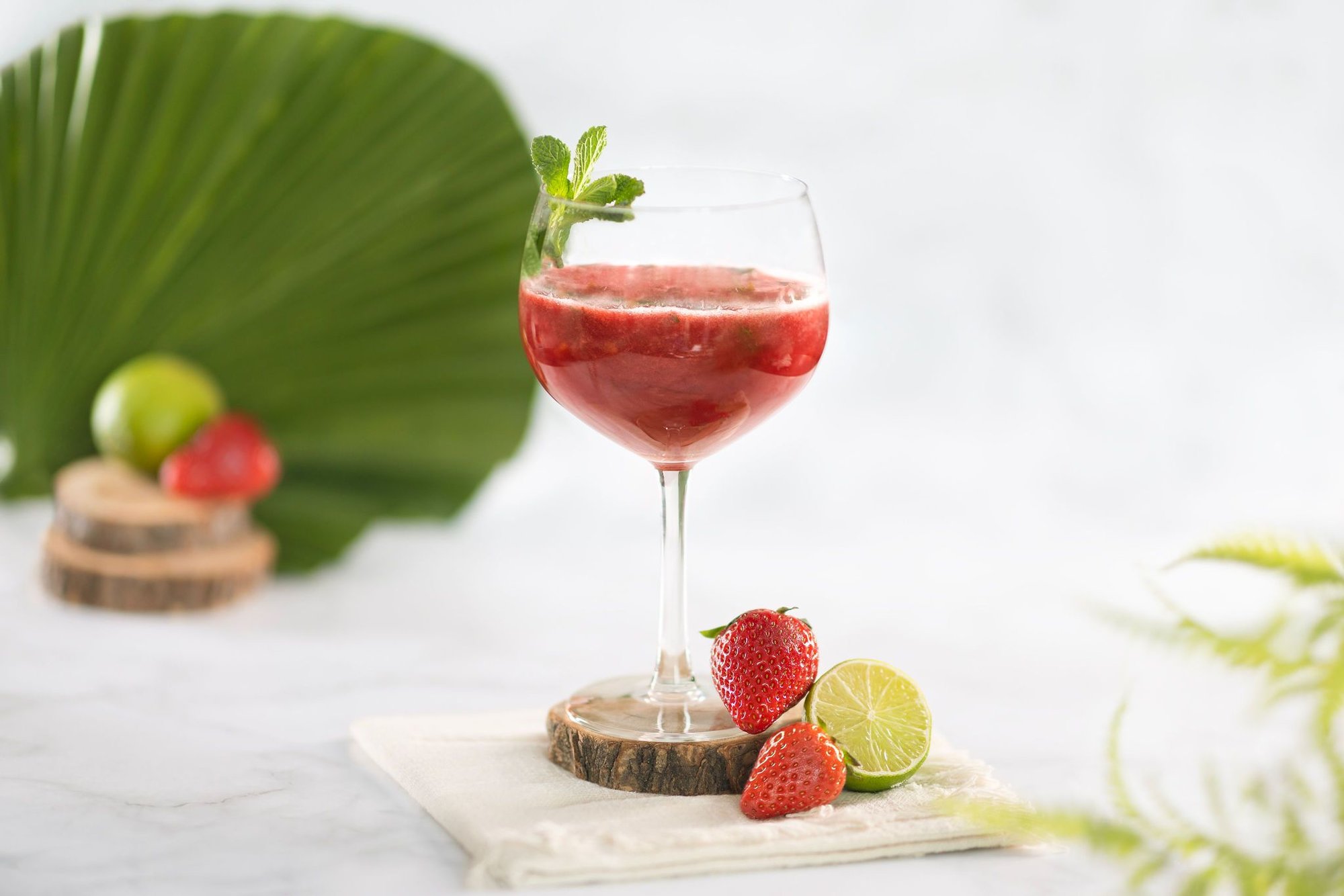 Heavenly Strawberry Coconut Mocktail recipe