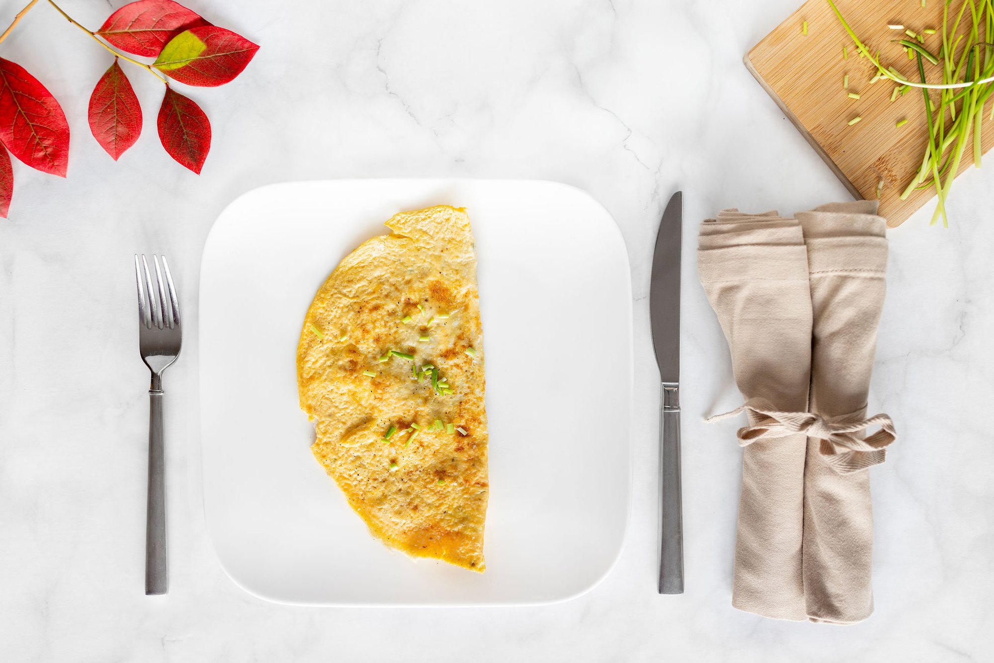 Healthy and Easy Greek Omelette