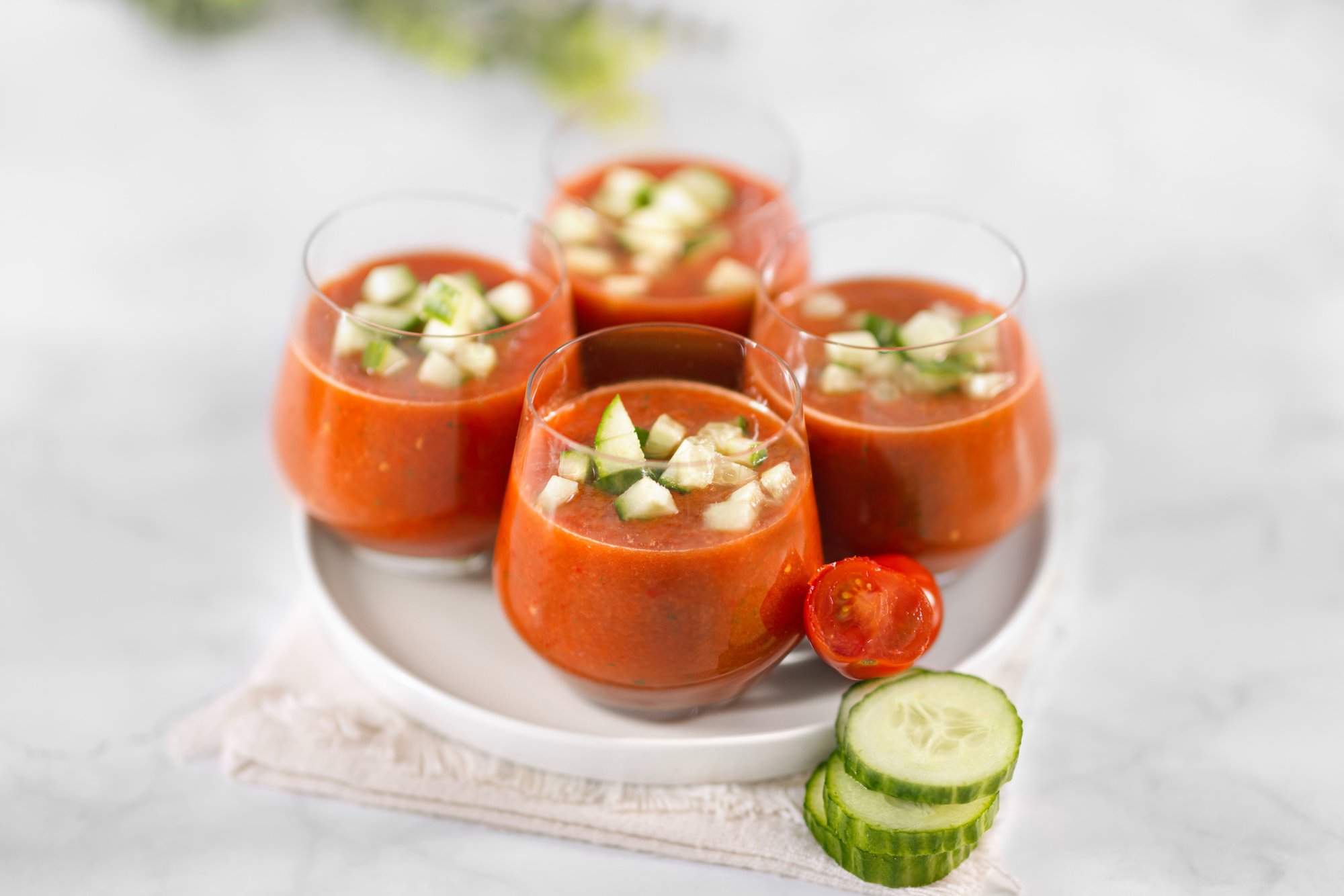 Verfrissend gazpacho recept