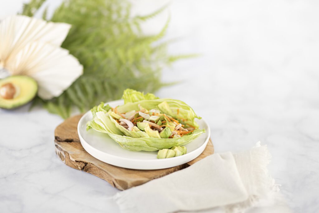Lettuce Cups with Smoked Chicken Recipe