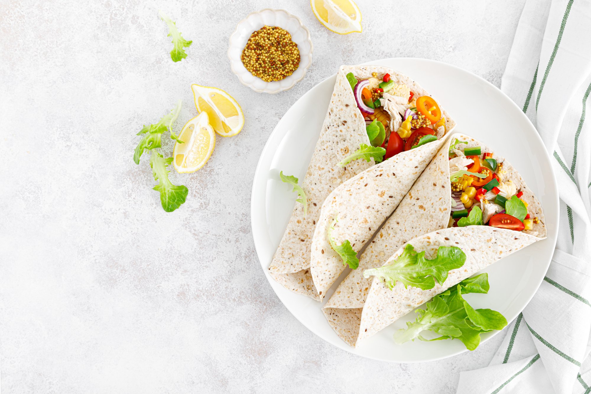 Receta de wraps saludables