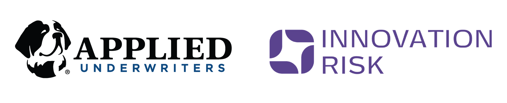 Applied Underwriters and Innovation Risk Logos