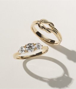 A pair of fashion rings