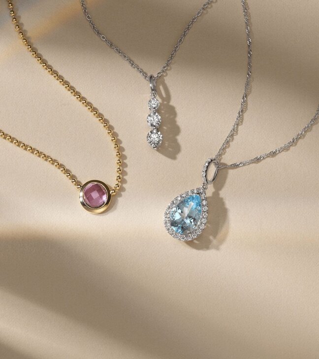 A collection of necklaces