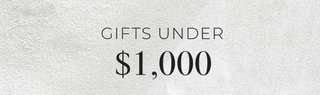 A banner saying gifts under $1,000