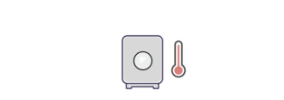Illustration of a heated chamber