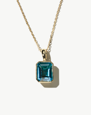 A gemstone fashion pendant
