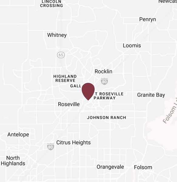 A city map of Roseville