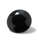 A black gemstone