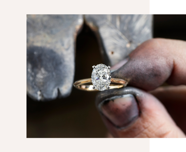 An image of a solitaire engagement ring