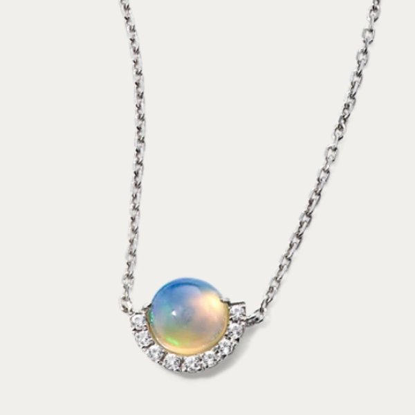 image of opal pendant necklace