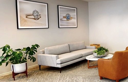 Shane Co. Jewelry Showroom with Couch