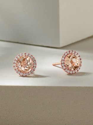 A pair of fashion stud earrings
