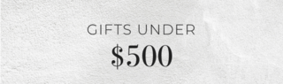 A banner saying gifts under $500