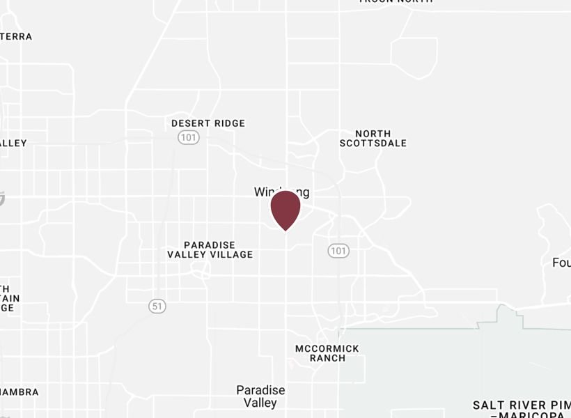 A city map of Scottsdale