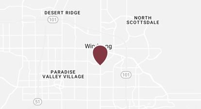 A city map of Scottsdale