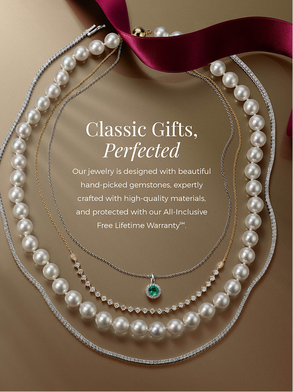 A collection of stunning necklaces of different styles