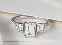 Cathedral Style Engagement Ring