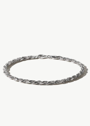 A silver fashion bracelet