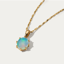 An opal pendant