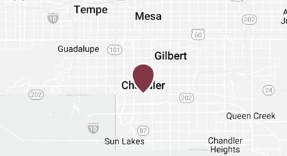 A city map of Chandler