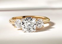 Three-stone Style Engagement Ring
