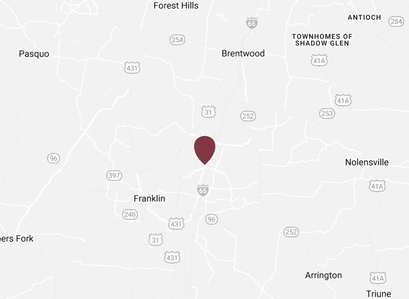 A city map of Franklin