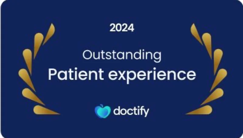 2024 Outstanding Patient experience - Doctify Award