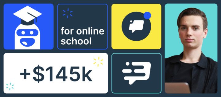 Online school got $145k sales by automating messaging with Dashly software