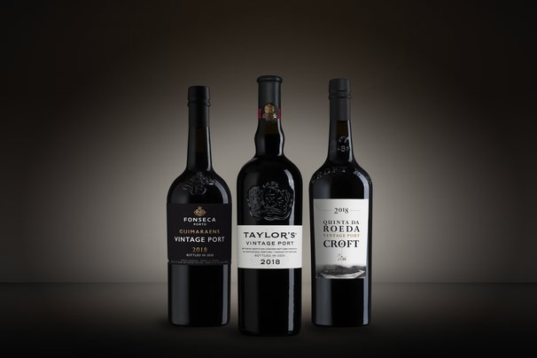 Three bottles of Port