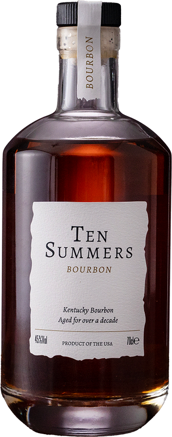 Ten Summers Bourbon bottle