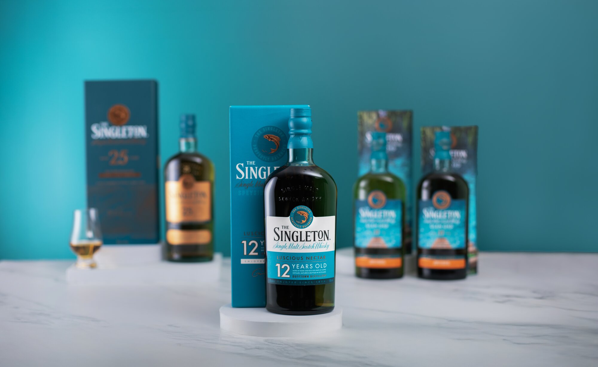 A bottle of Singleton 12