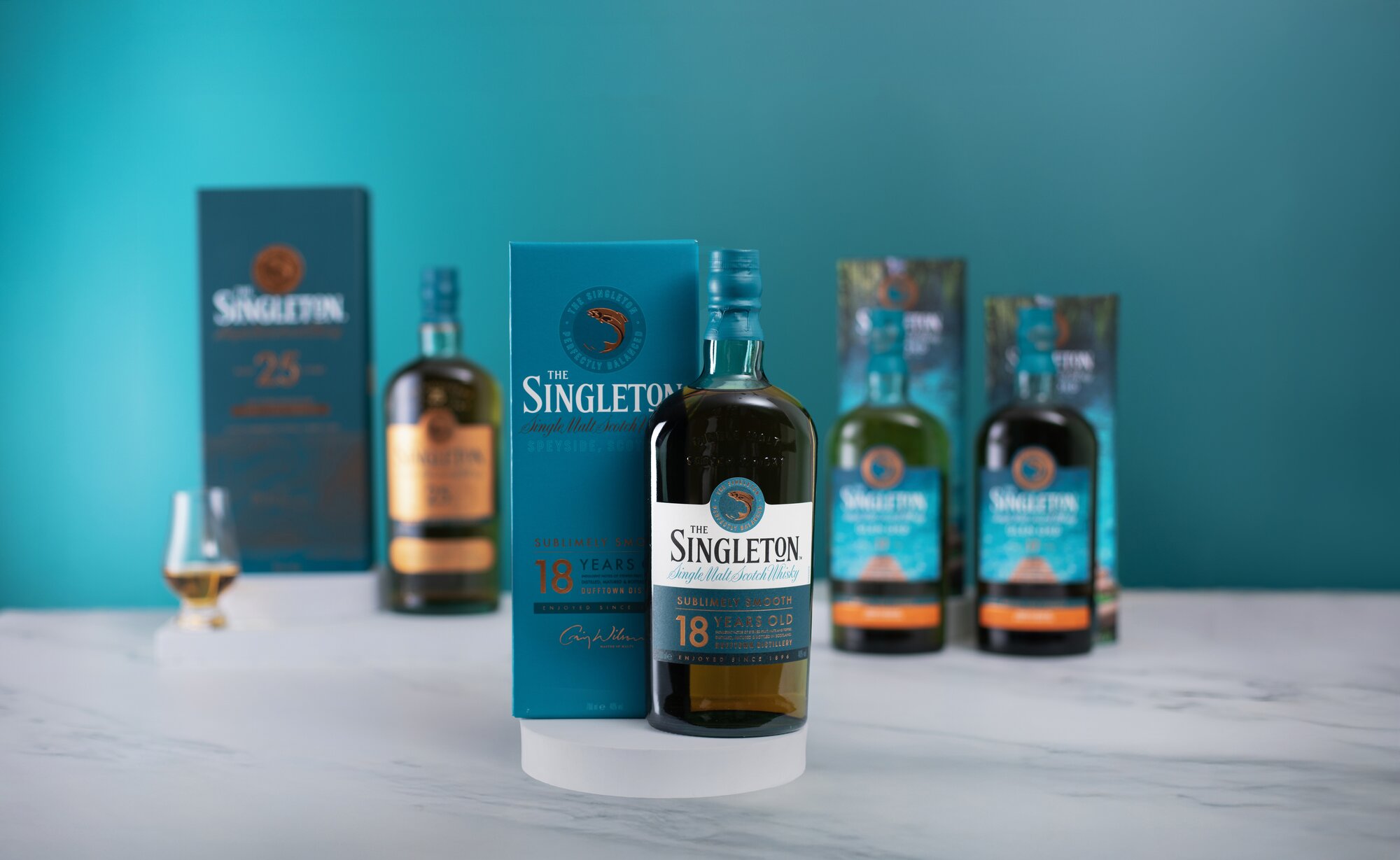 A bottle of Singleton 18