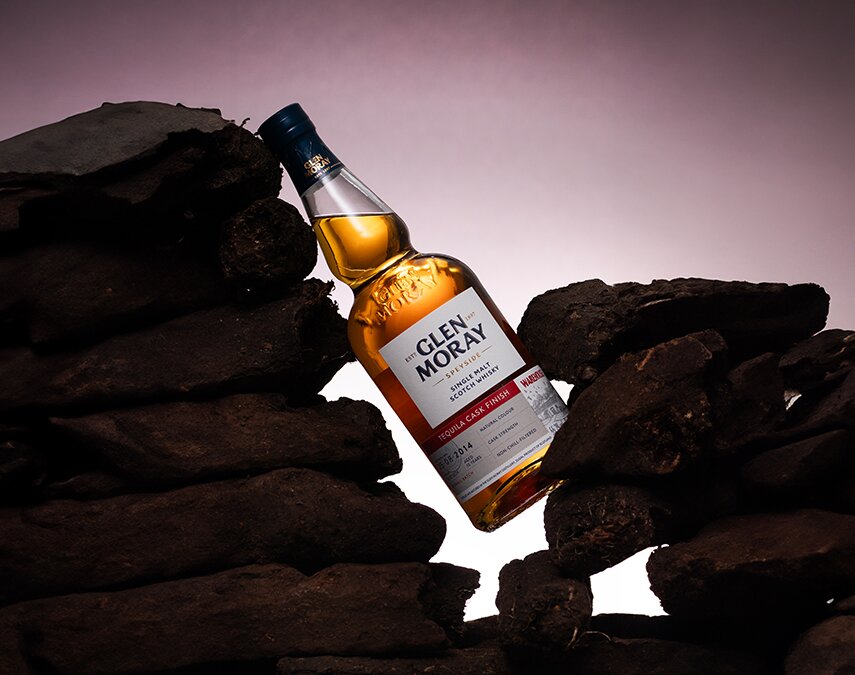 A bottle of Glen Moray 2014 Tequila Finish - Warehouse 1