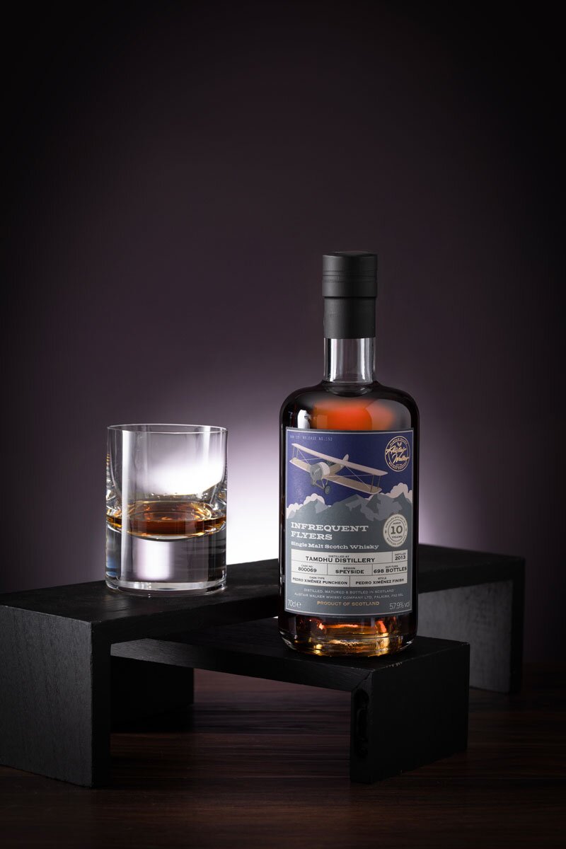 Tamdhu 10 Year Old 2013 cask 800069 Infrequent Flyers whisky bottle from Alistair Walker