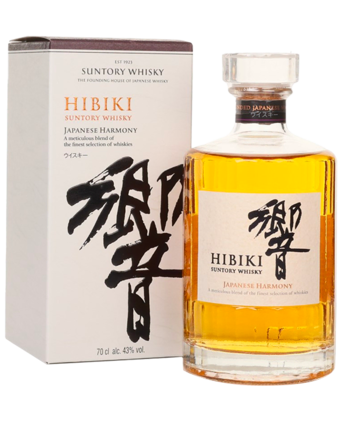 Hibiki Japanese Harmony whisky bottle