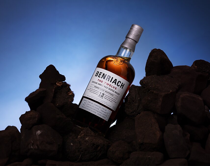 A bottle of Benriach The Twelve
