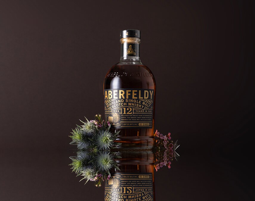 A bottle of Aberfeldy 12 Year Old.