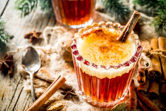 Hot buttered rum Cocktail