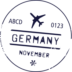 Germany passport stamp 