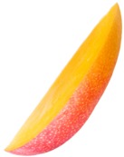 A slice of mango