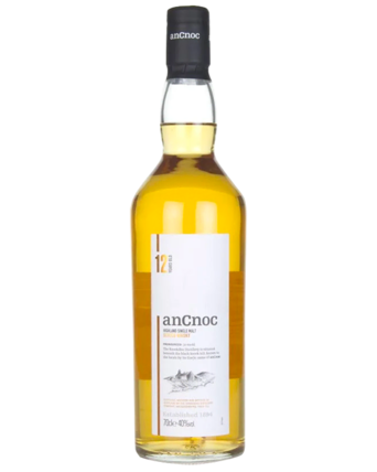 anCnoc 12 Year Old whisky bottle